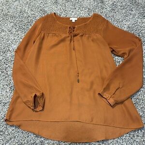 Charming Charlie Sheer Top Size Medium